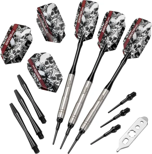 Miniatura 12 de Viper Dardos siniestros 95% tungsteno punta suave