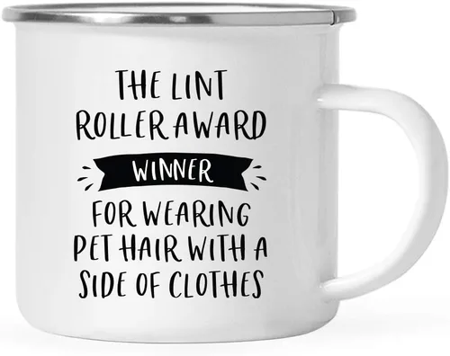 Miniatura 26 de Andaz Press Taza de café de acero inoxidable de 11 onzas con diseño de fogata, regalo divertido para compañero de trabajo, ganador del premio