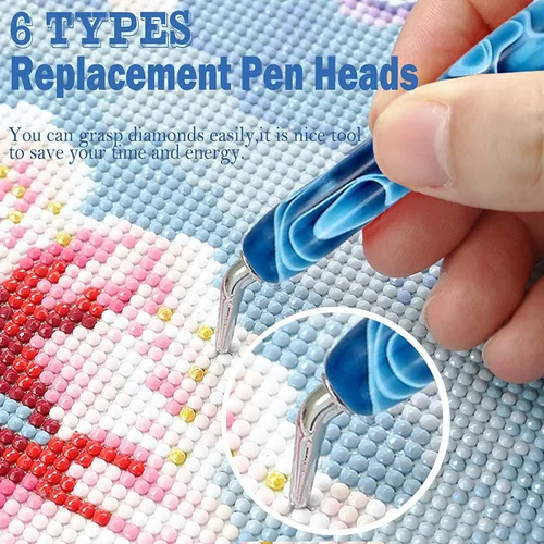 Miniatura 6 de Heyseri Bolígrafos de arte de diamante, bolígrafo de pintura de diamante "Classic Wax Stylus", accesorios tradicionales de herramientas de pintura