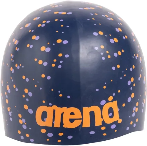 Miniatura 7 de Arena Gorra de natación unisex de silicona moldeada Poolish para adultos para entrenamiento intensivo y natación, ajuste elástico cómodo, talla única