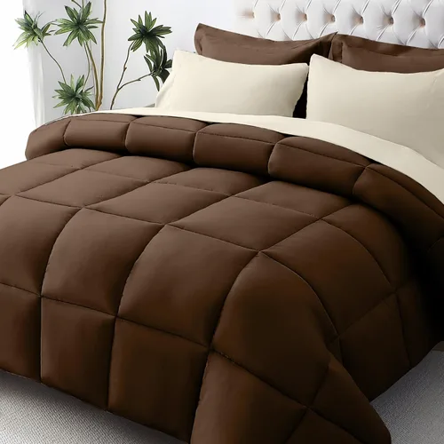 Miniatura 17 de JOLLYVOGUE Juego de edredón individual XL, cama ultrasuave en una bolsa, tamaño individual XL, 5 piezas, juego de ropa de cama certificado Oeko-TEX