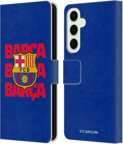 Miniatura 28 de Head Case Designs Funda de piel con licencia oficial del FC Barcelona Barca Crest Graphics para Samsung Galaxy A06 4G