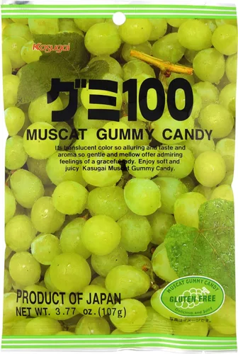 Miniatura 2 de Kasugai - Caramelos de gomitas de moscatel de 3.77 onzas (paquete de 9)