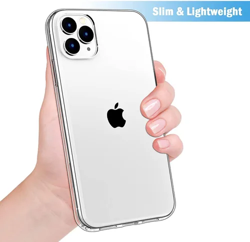 Miniatura 7 de JJGoo Funda compatible con iPhone 11 Pro Max, transparente, suave, a prueba de golpes, delgada, funda protectora delgada para teléfono de 6.5
