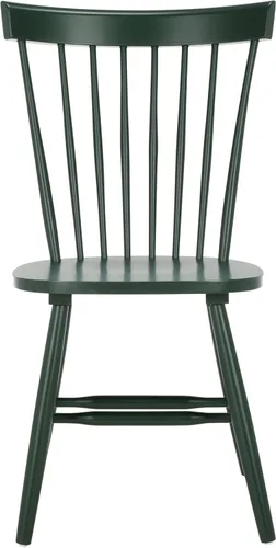 Miniatura 12 de SAFAVIEH Furniture - Juego de 2 sillas de comedor Parker Spindle, color blanco roto - madera maciza - Diseño clásico de Windsor - Ideal para Blanco