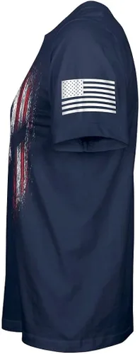 Miniatura 3 de Camiseta patriótica espartana estadounidense para hombre