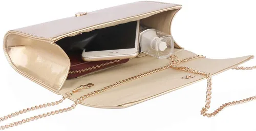 Miniatura 5 de Walllyn - Carteras de piel de charol para mujer color liso