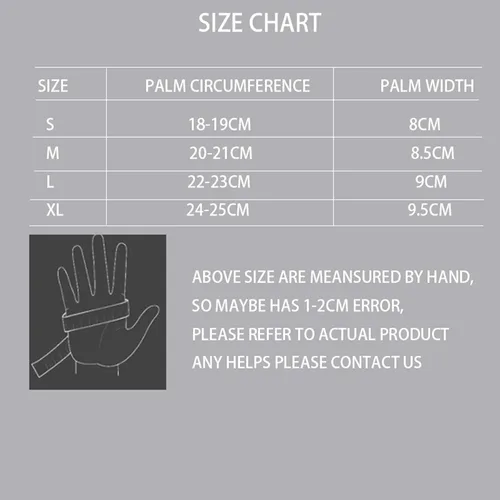 Miniatura 7 de Guantes de ciclismo Guantes de ciclismo para hombres y mujeres con acolchado de palma XRD de 0.118 pulgadas, pantalla táctil compatible