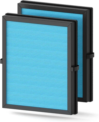 Paquete de 2 filtros de aire MK04 de repuesto para purificador de aire Aroeve MK04/MG04JH - Filtro H13 HEPA verdadero 4 en 1 para polvo, caspa de