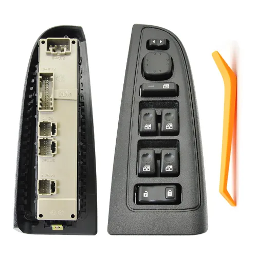 Miniatura 11 de 15883320 Interruptor de ventana eléctrica para el lado del conductor delantero con interruptor de espejo plegable compatible con Chevy Silverado
