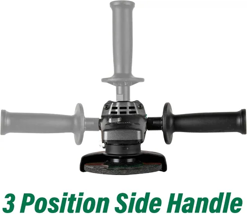 Miniatura 4 de Metabo HPT - Amoladora angular 4-1/2 pulgadas 12 amperios Motor sin escobillas AC Velocidad variable Mango lateral de 3 posiciones G12VE2