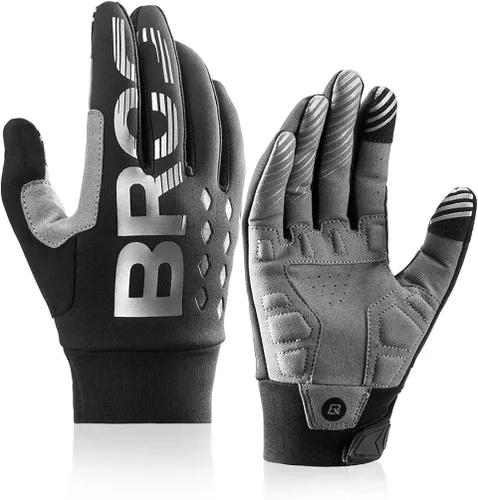 ROCKBROS Guantes de ciclismo Motocycle Mountain Bike Guantes de dedo completo Ciclismo Guantes para hombres Guantes de bicicleta