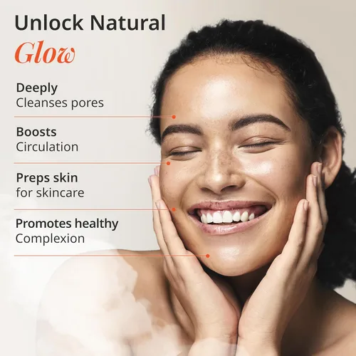 Miniatura 3 de Vanity Planet Aira - Vaporizador facial iónico (beige) – Limpiador de poros que desintoxica, limpia e hidrata – Boquilla ajustable, tanque de agua