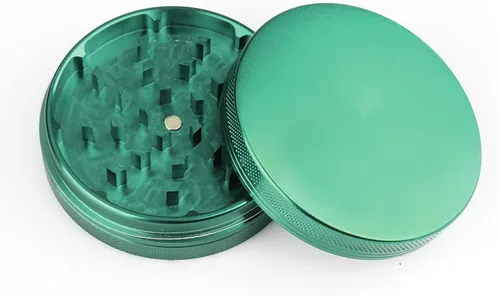 Miniatura 14 de Spice Grinder Crasher - Molinillo de especias de tamaño portátil de 2 pulgadas con tapa magnética, color verde