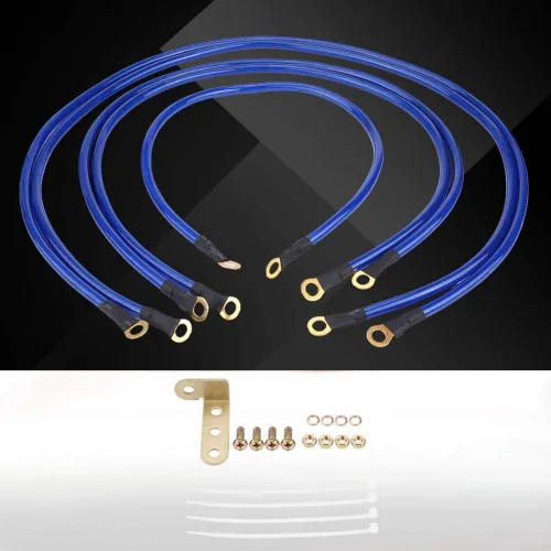 Miniatura 2 de Cable de tierra universal para automóvil, 5 unidades, cable de tierra de PVC universal para automóvil, accesorio de cable de tierra