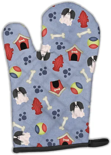 Miniatura 408 de Caroline's Treasures BB2732OVMT Dog House Collection Border Collie - Guante de horno grueso resistente al calor para sartenes calientes y horno
