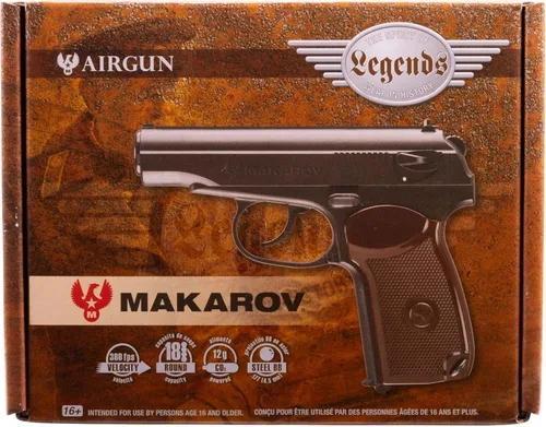 Miniatura 5 de Umarex Legends Makarov - Pistola de aire calibre .177 BB de metal