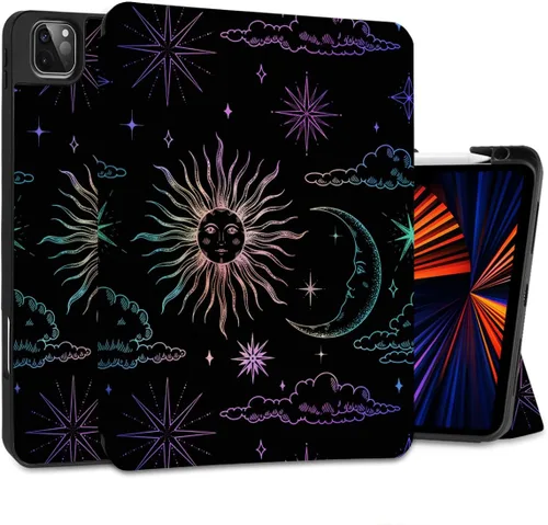 Miniatura 28 de DONGKE Funda protectora delgada para iPad Pro 2022/2021/2020/2018 de 11 pulgadas de generación 4/3/2/1 - Funda protectora delgada - Soporte
