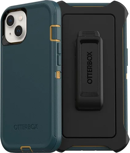 OtterBox Defender Series Series - Funda para iPhone 13 (solamente), color verde cazador