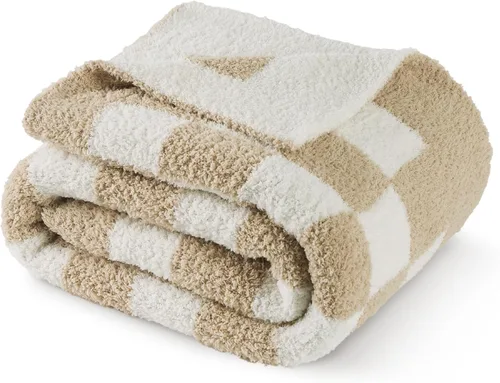 Miniatura 17 de Bedsure Manta Decorativa de Otoño para Sofá - Súper Suave, Acogedora y Cálida Manta de Punto Esponjosa, Transpirable, GentleSoft, Ligera para Cama