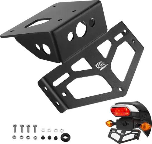 KEMIMOTO Eliminador de guardabarros Grom Compatible con 2026 2025 2024 2023 2022 Kits de eliminador de guardabarros Grom MSX125 Soporte de montaje