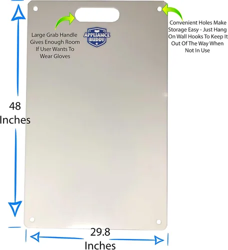 Miniatura 2 de Appliance Buddy /Mover - Deslizador de electrodomésticos para una máxima protección del piso, alfombrilla móvil premium para pisos de baldosas