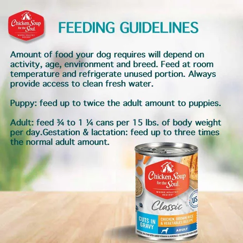 Miniatura 6 de Chicken Soup for The Soul All Natural Premium - Alimento húmedo para perros adultos, primer ingrediente de carne real, sin subproductos, pollo