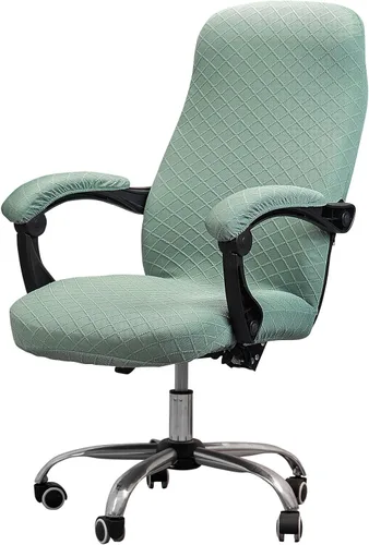Miniatura 37 de Melaluxe Funda para silla de oficina con fundas para reposabrazos, funda elástica universal para silla de escritorio, fundas para silla
