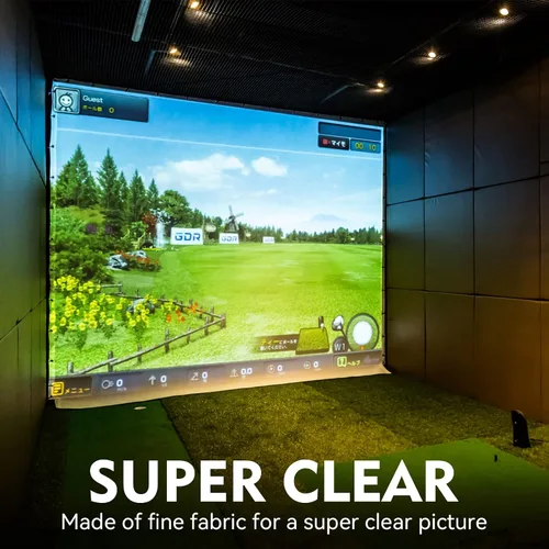 Miniatura 3 de Aikeec - Pantalla de impacto para simulador de golf: Pantalla de impacto de golf de 7 mm de espesor para entrenamiento en interiores/hogar/garaje