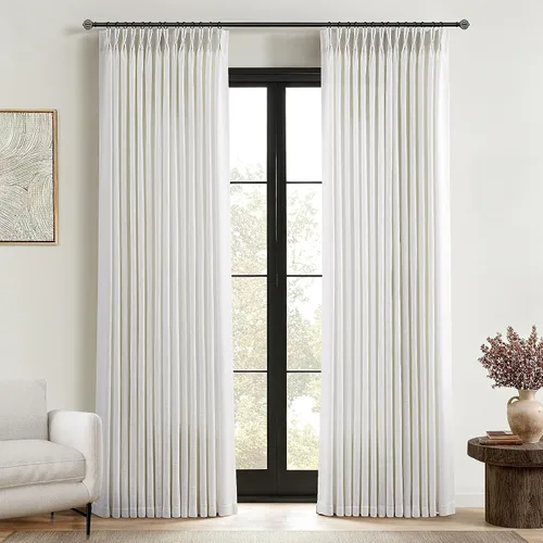 Miniatura 32 de Cortinas de lino plisadas