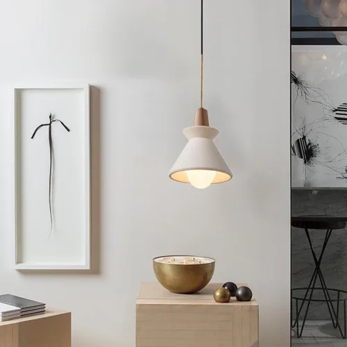 Miniatura 6 de Luces colgantes de hormigón de 7.5 pulgadas, para isla de cocina, pantalla de piña, lámpara industrial, lámpara colgante de cemento nórdico