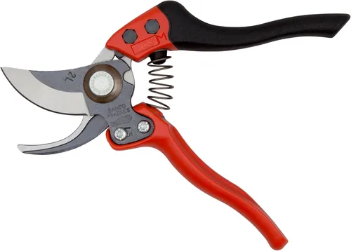 Miniatura 6 de Bahco BAHPX-S2 ERGO Tijeras de podar pequeñas de derivación, 7 pulgadas de largo, mango de agarre suave fijo recubierto de elastómero, capacidad