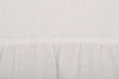 Miniatura 5 de Piper Classics Elizabeth Colcha con volantes, tamaño individual, con falda en 3 lados, color blanco suave antiguo, ligero, ropa de cama estilo granja