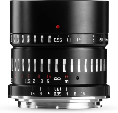 TTArtisan Lente de cámara fija manual F0.95 APS-C de 1.969 in para cámaras Sony E-Mount sin espejo A5000, A5100, A6000, A6100, A6300, A6400, A6500,