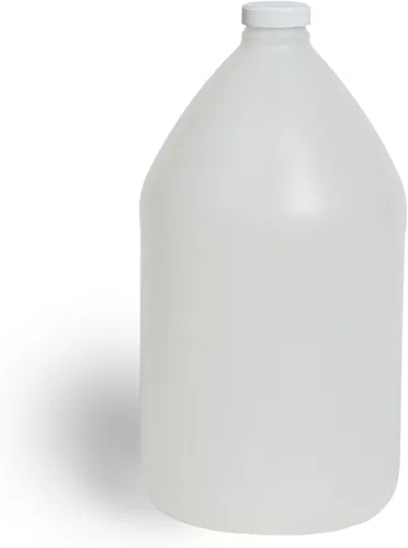 Miniatura 2 de FastRack Paquete de 2 unidades Jarra de agua de 1 galón de plástico con tapa Jarra de agua de un galón blanca de grado alimenticio, libre de BPA