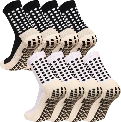 Miniatura 6 de Calcetines de fútbol con agarre para hombre, calcetines atléticos antideslizantes, calcetines de fútbol americano y baloncesto antideslizantes