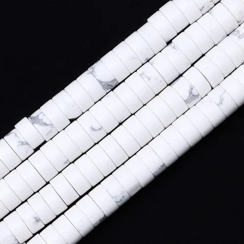Miniatura 32 de Cuentas Heishi de piedra natural para hacer collares, cuentas pequeñas de piedra redonda plana de 0.116 pulgadas x 0.039 pulgadas para hacer joyas