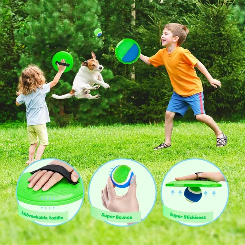 Miniatura 2 de Juego de pelotas para lanzar y atrapar mejorado, juegos familiares para niños, juguetes para rellenar calcetines, resistente al agua, ideal para Azul