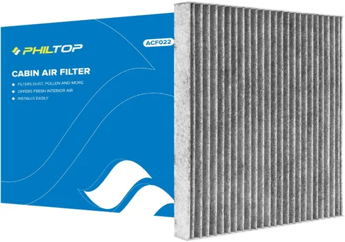 Miniatura 11 de PHILTOP Filtro de aire de cabina HEPA con carbón activado, compatible con CF10371 Cadillac CTS 2003-2013, STS 2005-2011, SRX 2004-2009, filtro