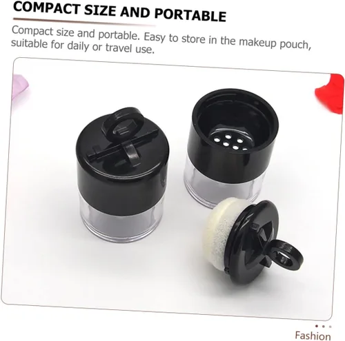Miniatura 2 de Beaupretty Soplo portátil hermético del polvo del maquillaje de la caja del polvo de los cosméticos con el envase vacío