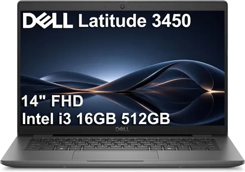 Laptop Dell Latitude 3450 Business (14 pulgadas FHD antirreflejo, Intel Core i3-1315U (> i5-1235U), 16 GB DDR5 RAM, 512 GB SSD), retroiluminación,
