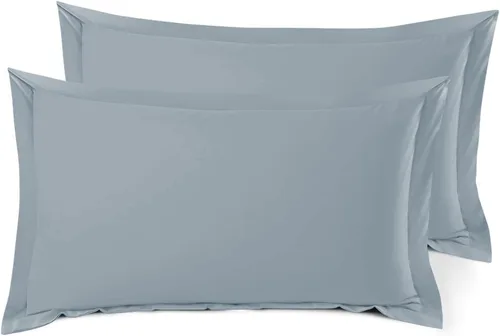 Miniatura 49 de Nestl Juego de 2 fundas tipo sham de almohada suaves - Fundas de almohada de microfibra de doble cepillado - Fundas de almohada de cama premium