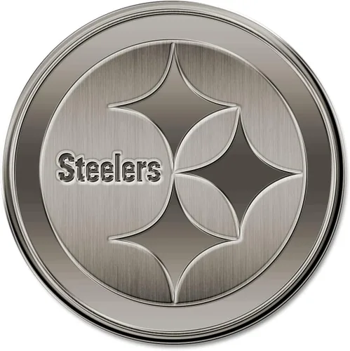 Miniatura 26 de Rico Industries NFL Football Standard Oval Antique Nickel Auto Emblem for Car/Truck/SUV