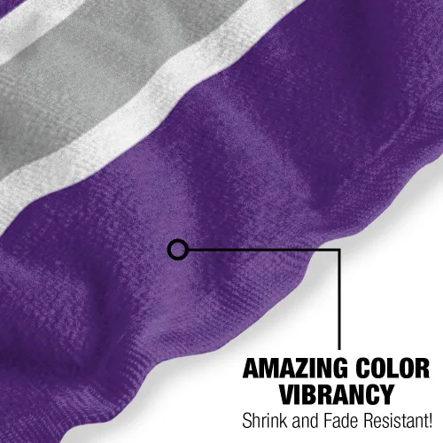 Miniatura 5 de LOGOVISION Manta Abilene Christian University, 30 x 60 pulgadas, logotipo primario CottonFront/PolyBackBeachTowel