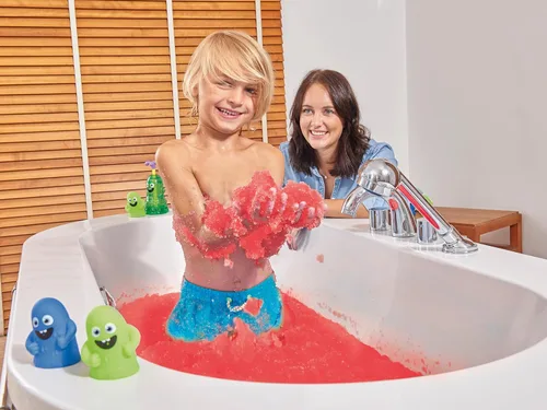 Miniatura 3 de 3 x Paquete de Gelli Baff de Zimpli Kids, Azul, Rojo y Verde, ¡Convierte el agua en sustancia colorida! Juguete sensorial y de baño para niños