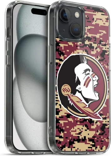 Miniatura 219 de Head Case Designs Funda de gel suave FSU Seminoles de la Universidad Estatal de Florida con licencia oficial compatible con Apple iPhone 13 Pro Max