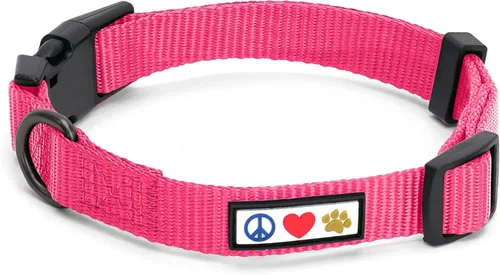Miniatura 54 de Collar para mascotas Pawtitas, de 6 pies, suave, ajustable, color sólido, de nailon. El collar y arnés a juego para perros y cachorros, se venden