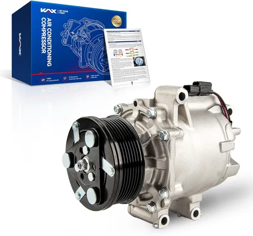 KAX Compresor de aire acondicionado con embrague, 98555 reemplazo para Honda Civic 2006 2007 2008 2009 2010 2011 1.8