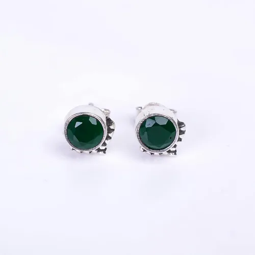 Miniatura 38 de Round Gemstone Stud Design 2