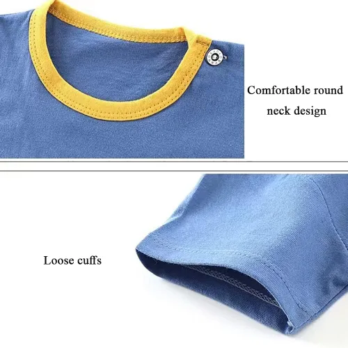 Miniatura 5 de Ropa de bebé niño para niños de 2t 3t Boys Cute Verano manga corta camiseta tops pantalones cortos conjuntos de ropa para bebé niño
